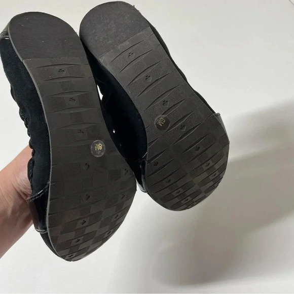 Kate Spade Black Suede NY Shirley Charm Loafer Flat Size 8M - Picture 4 of 8